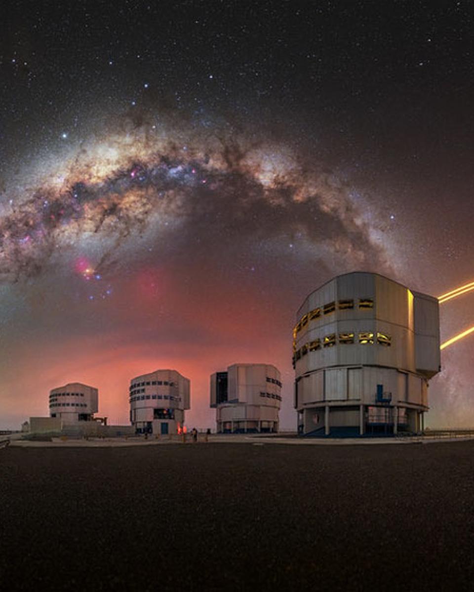 Sky Glows over Paranal Observatory