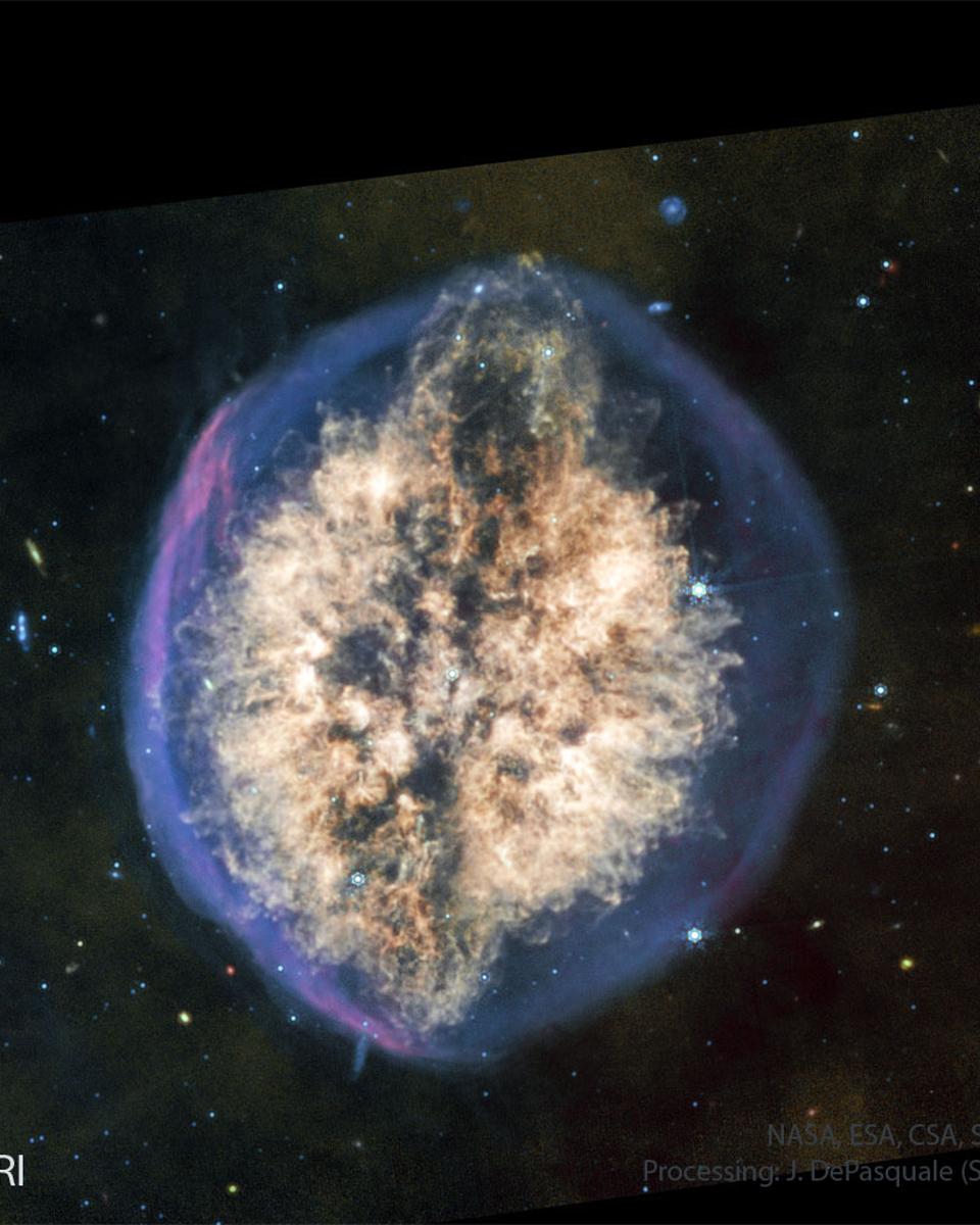 The Cranium Nebula from the Webb Telescope