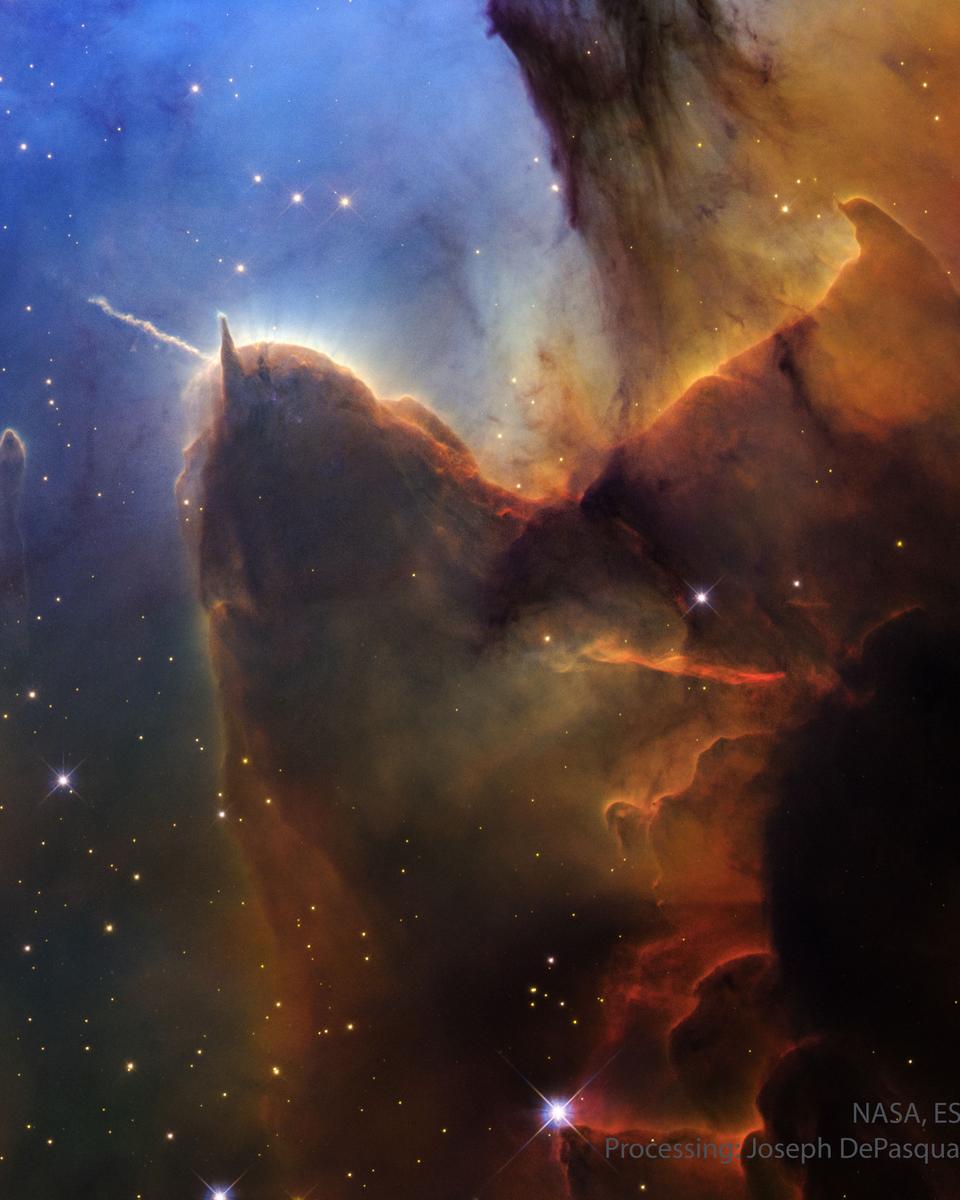 Trifid Pillars and Jets