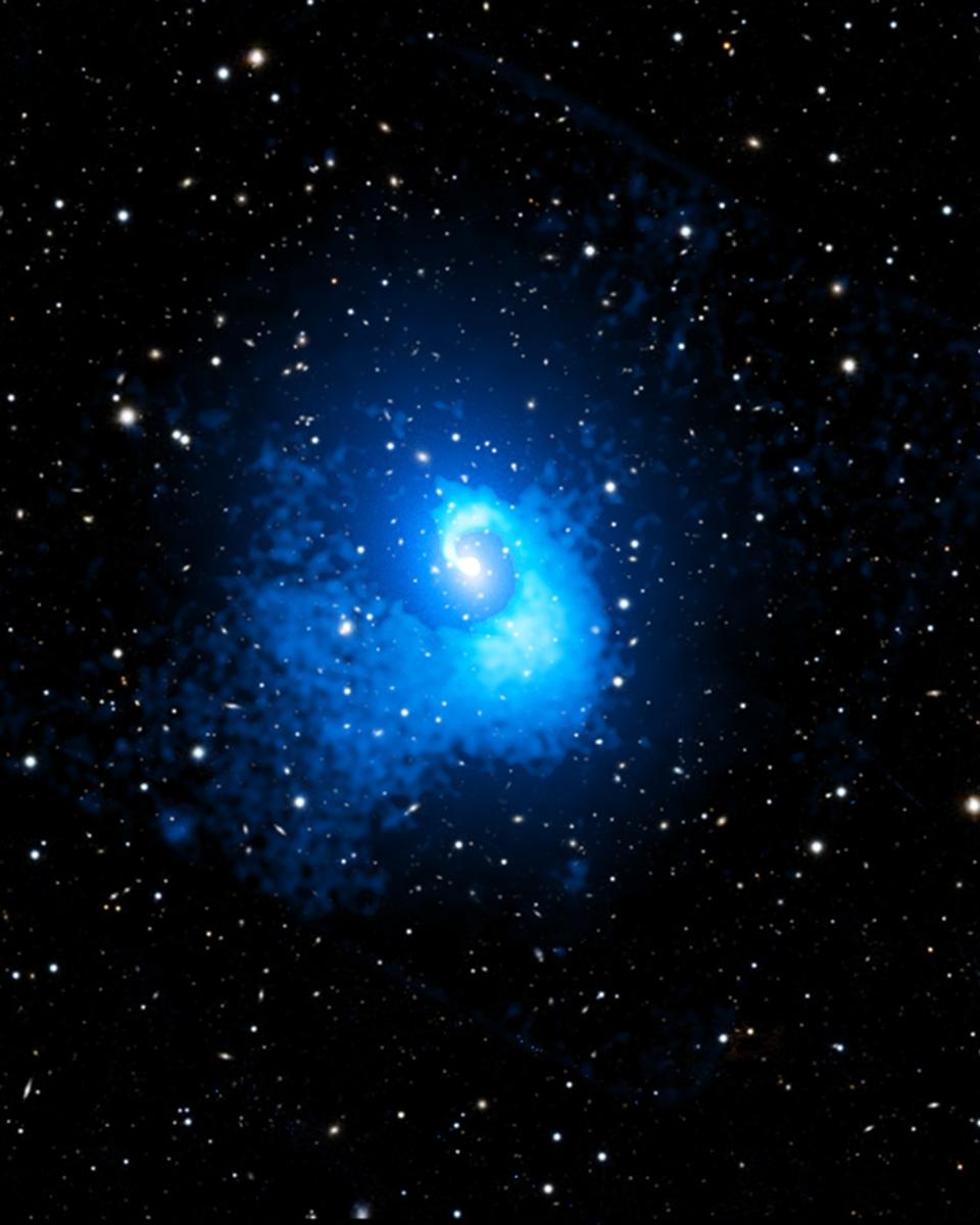 A Collision of Galaxy Clusters