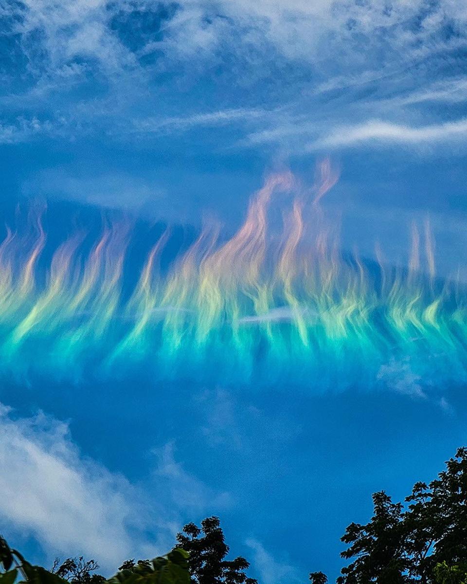 A Fire Rainbow over West Virginia