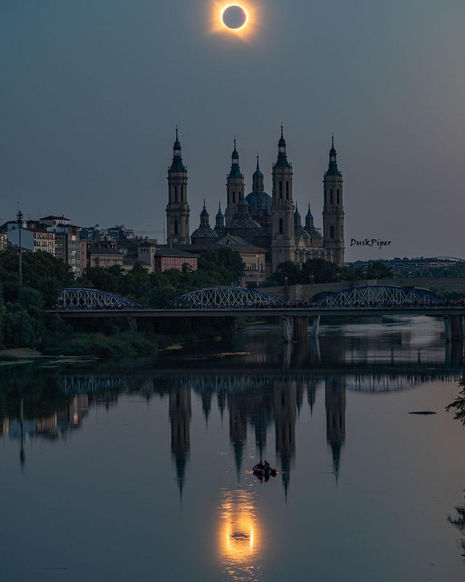 Total Solar Eclipse Over Spain