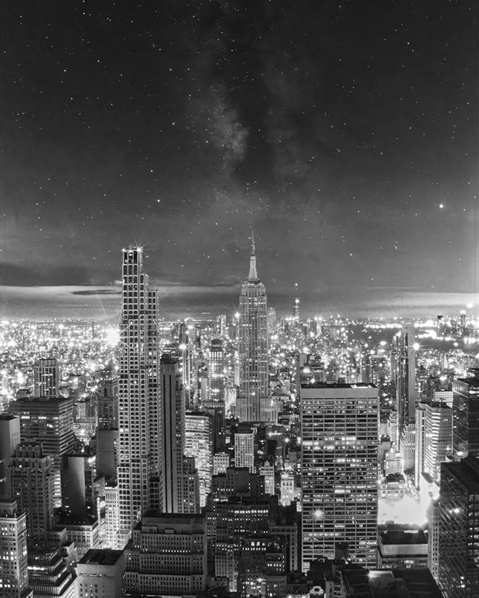The Milky Way over Manhattan