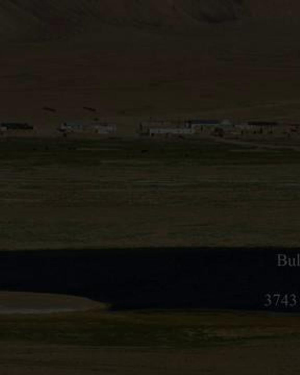 A Total Lunar Eclipse Over Tajikistan