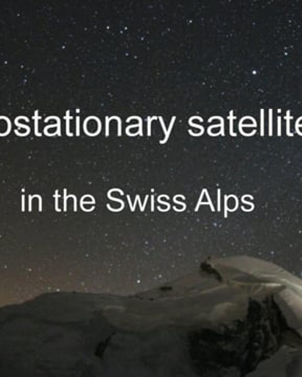 Geostationary Satellites Beyond the Alps