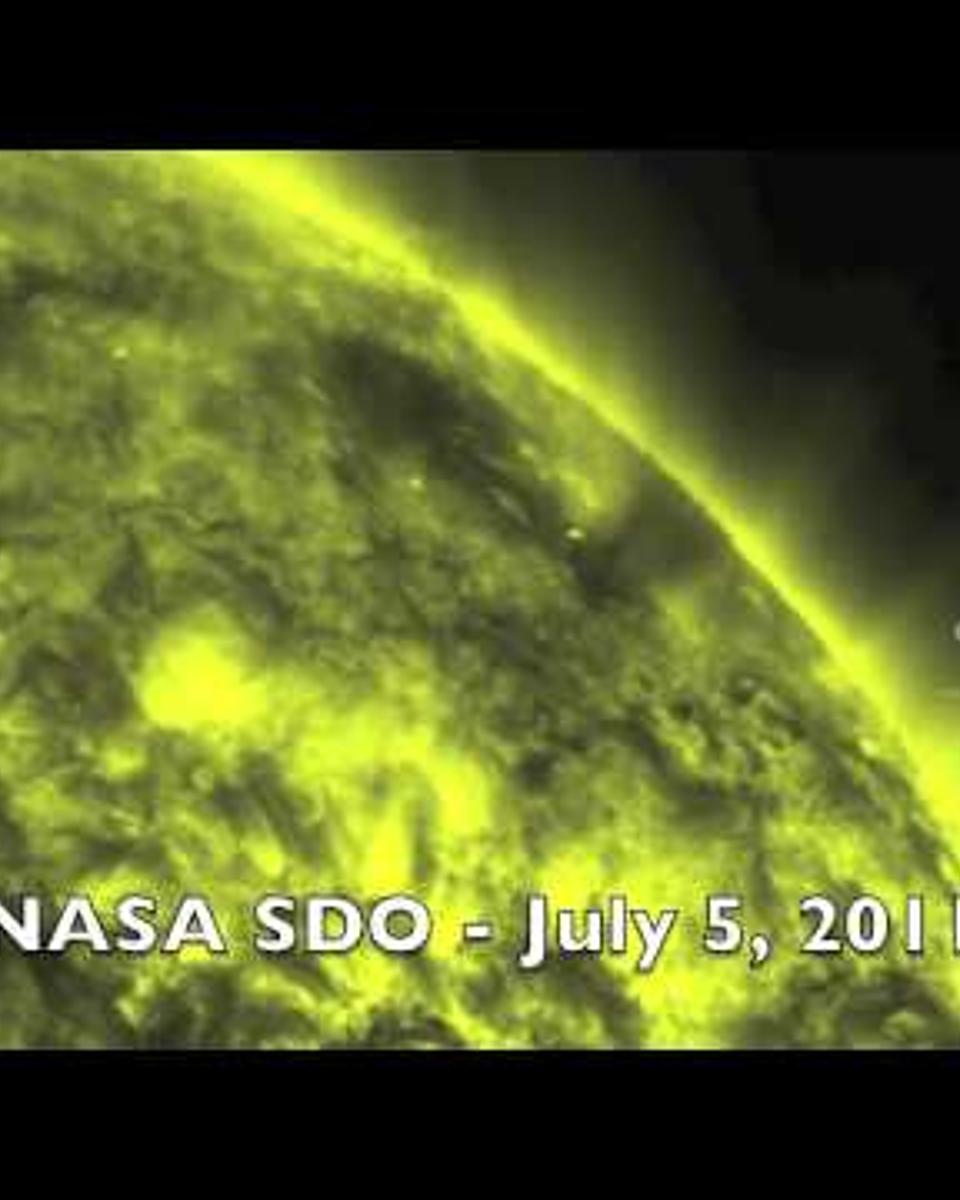 Comet and CME on the Sun