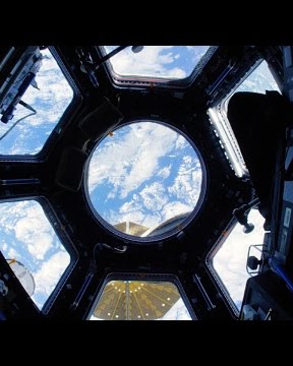 ISS Fisheye Fly-Through