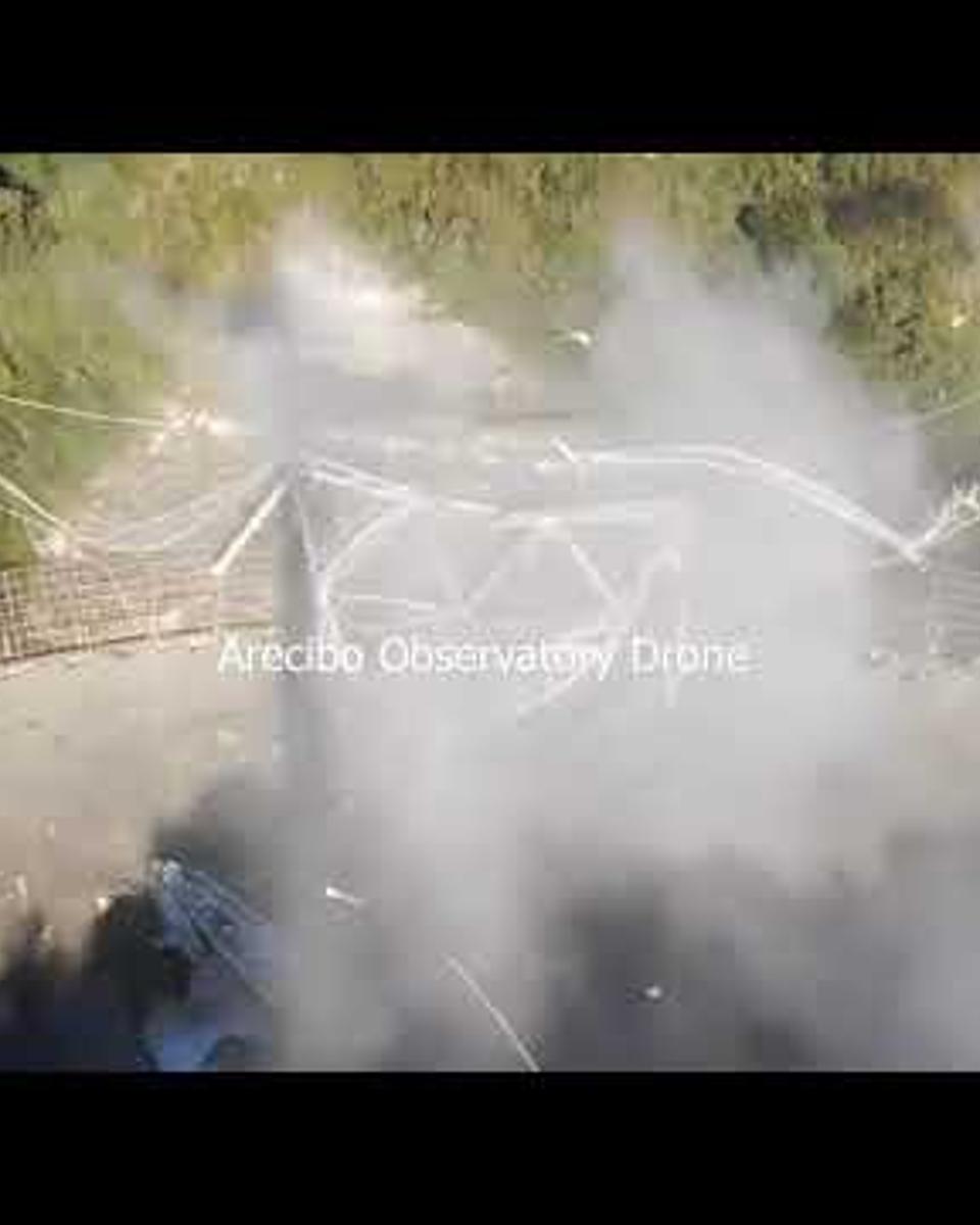 Arecibo Telescope Collapse