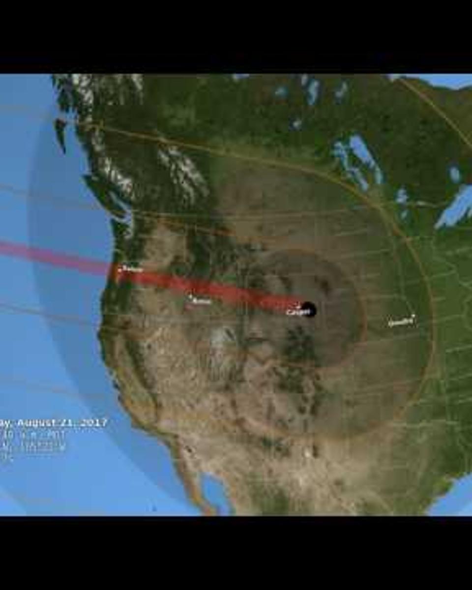 Eclipse Across America: Path Prediction Video