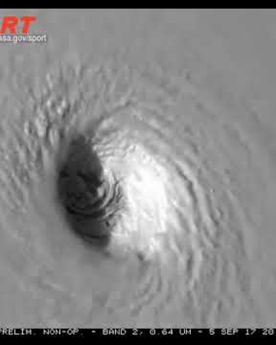 Swirling Around the Eye of Hurricane Irma