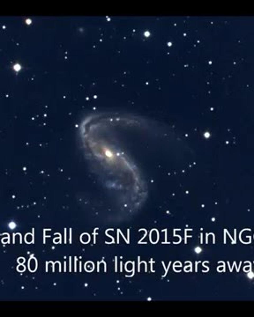 The Rise and Fall of Supernova 2015F