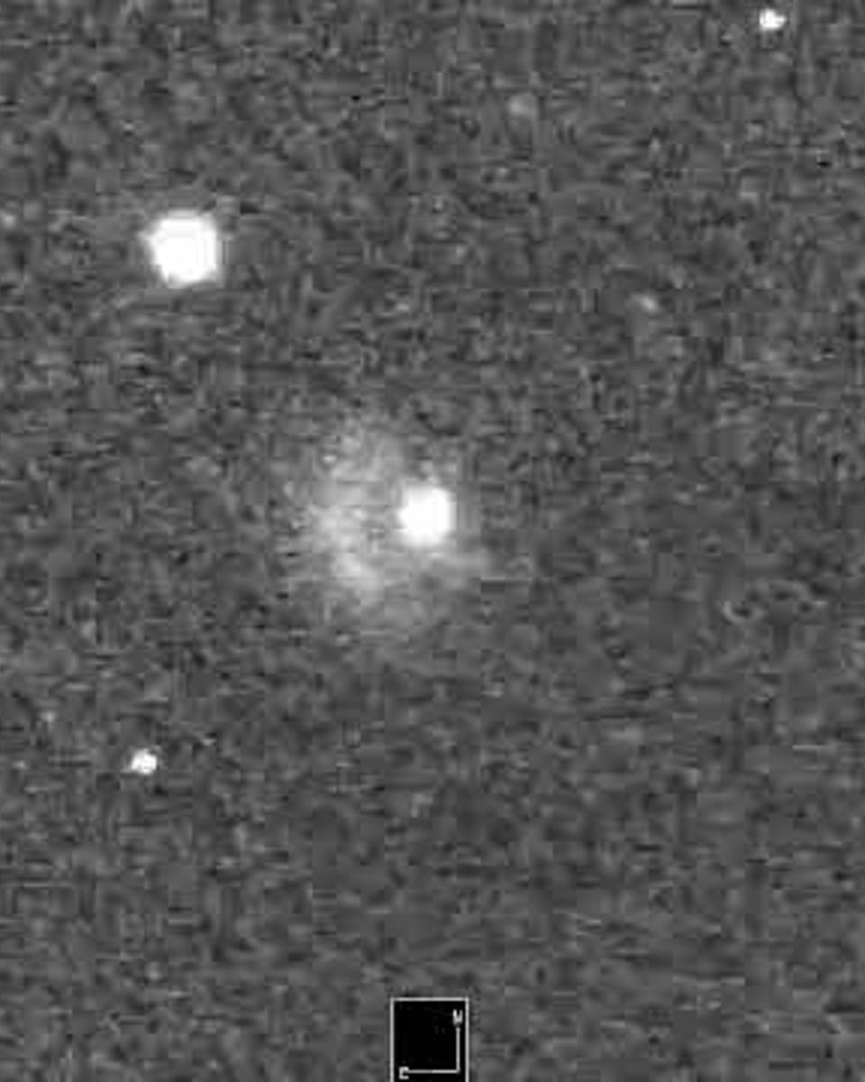 Expanding Plume from DART's Impact