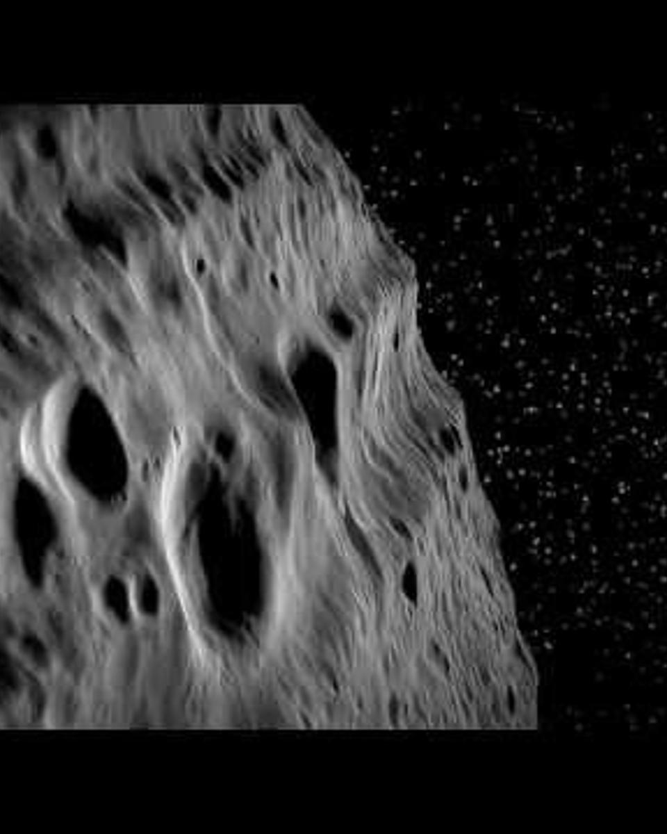 Virtual Flight over Asteroid Vesta