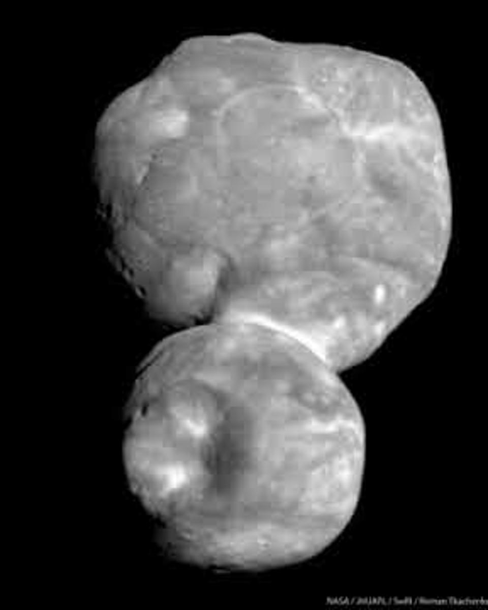 Passing Asteroid Arrokoth