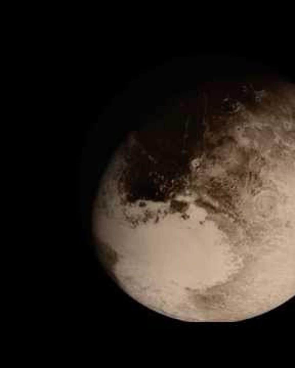Flying Past Pluto