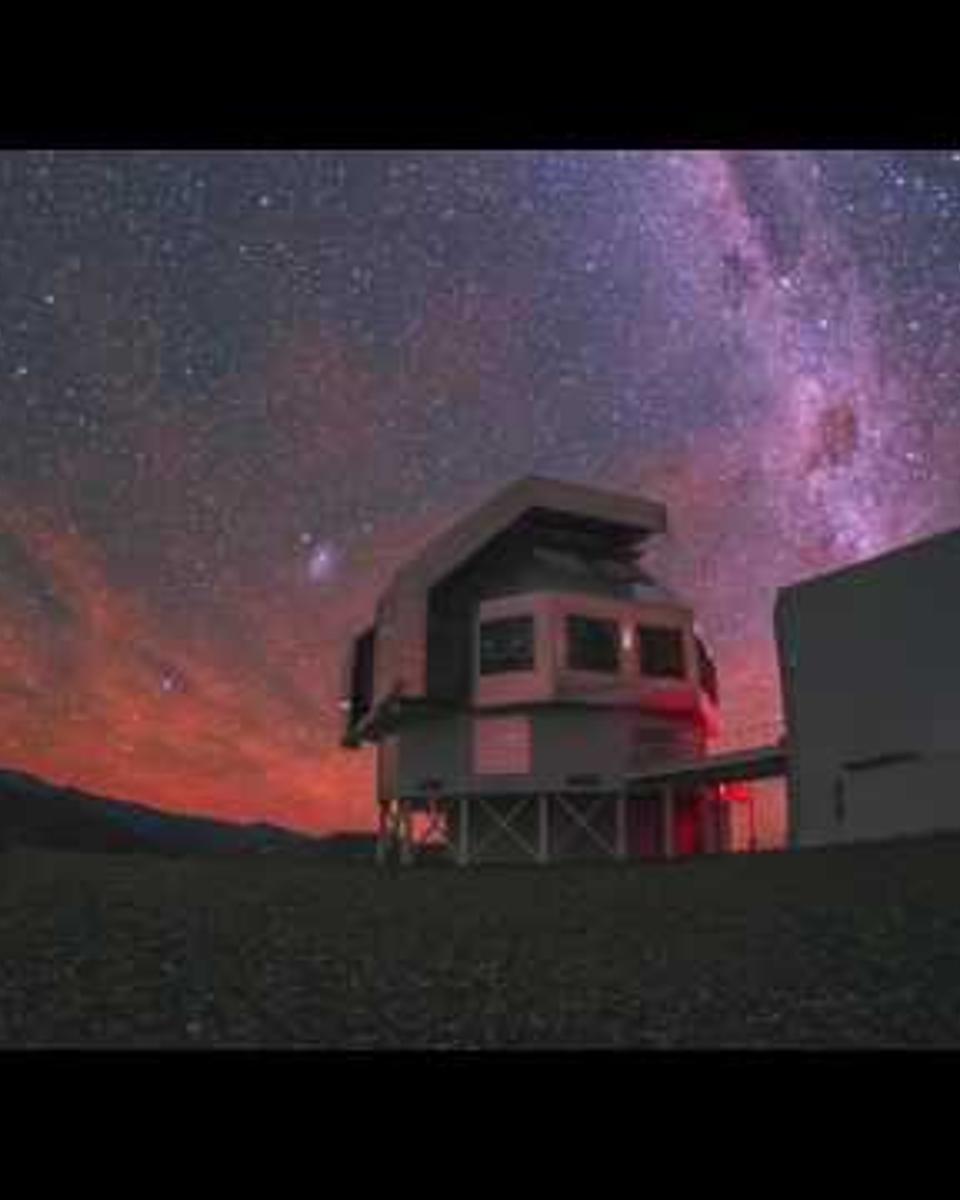 An Active Night over the Magellan Telescopes