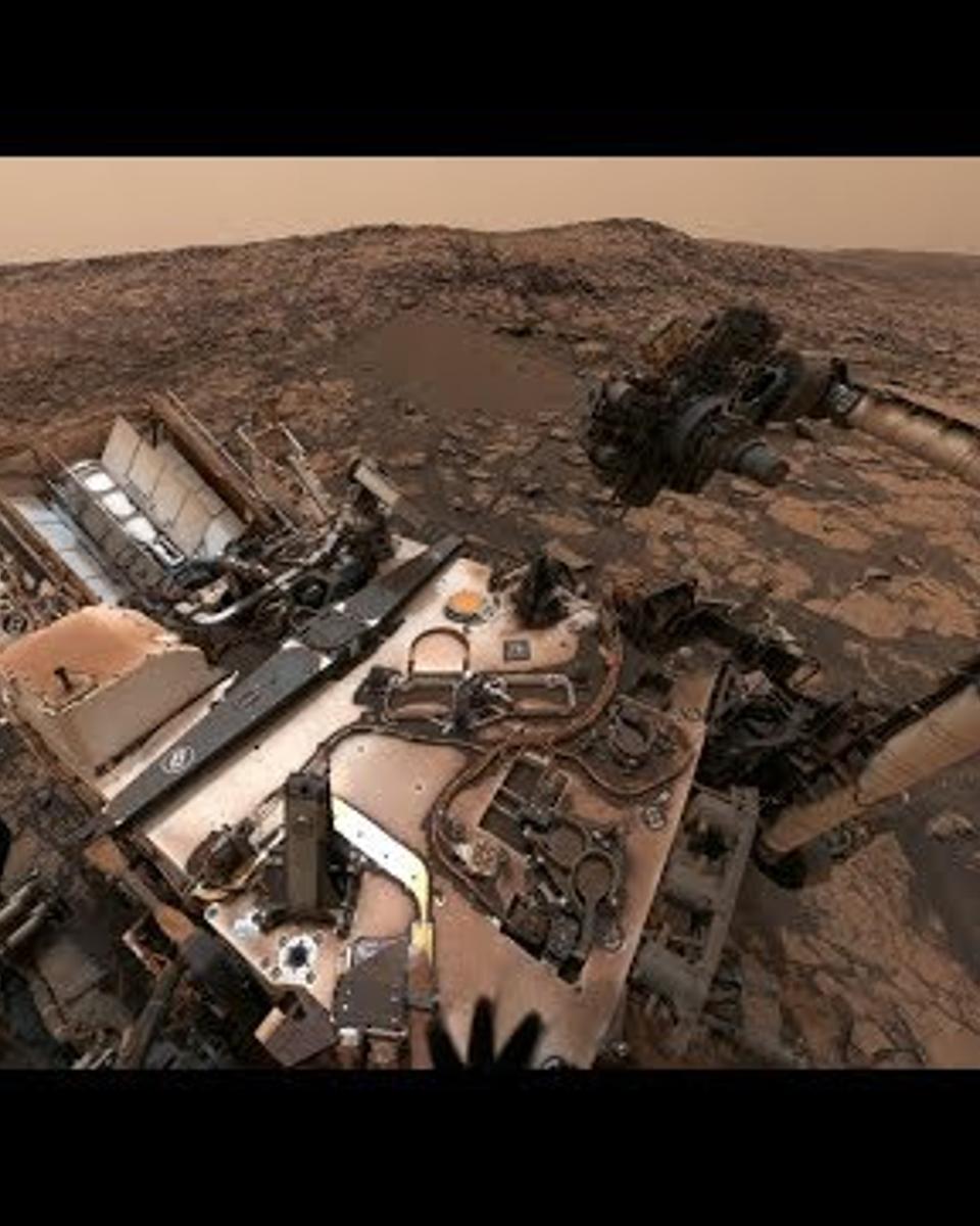Curiosity Vista from Vera Rubin Ridge