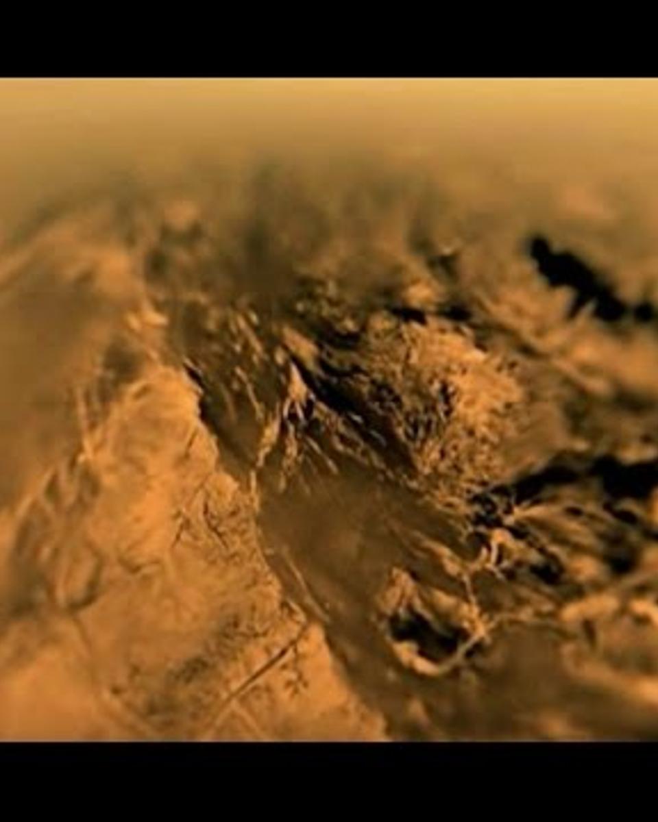 Titan Touchdown: Huygens Descent Movie