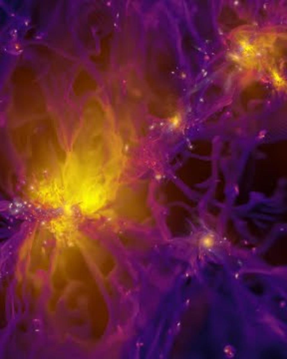 Simulation: Formation of the First Stars