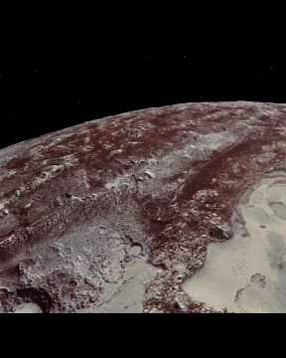 Pluto Flyover from New Horizons