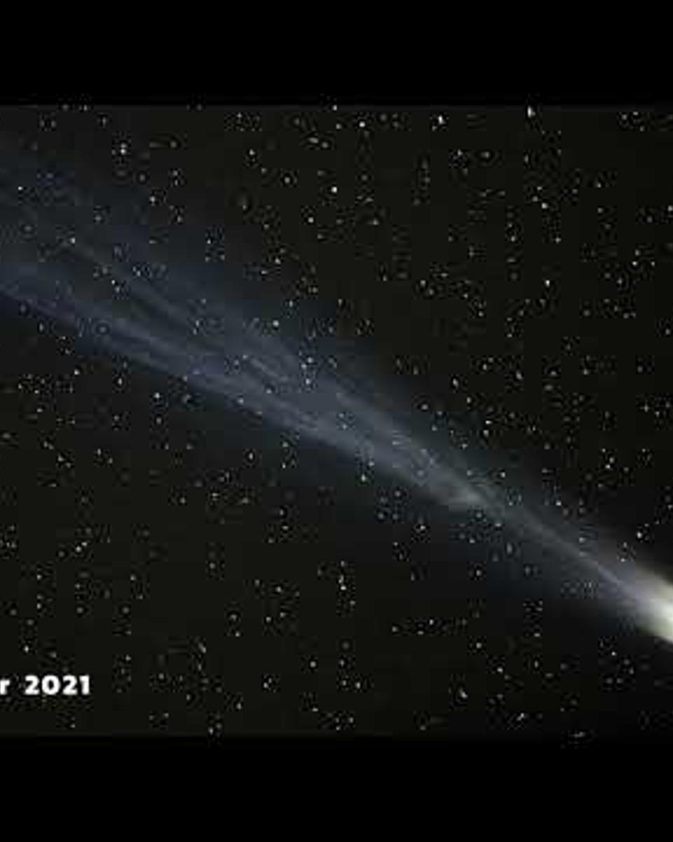 Video: Comet Leonard over One Hour